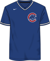 Nike Chicago Cubs Youth Institutional V-Neck Short Sleeve Synthetic Jersey