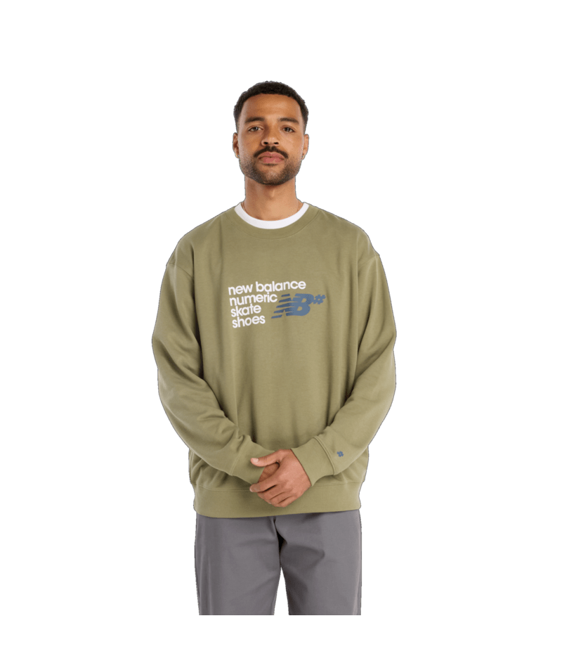 New Balance Men's Numeric French Terry Crew Mens Apparel Sweatshirts & Fleece