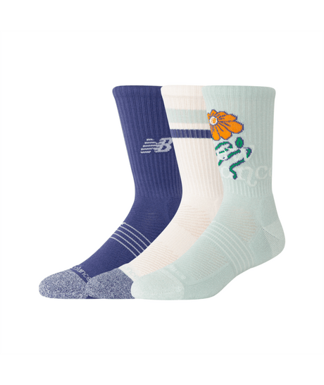 New Balance Active Graphic Crew Socks 3 Pack-1