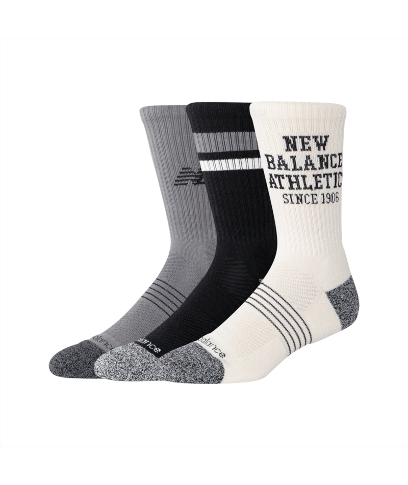 New Balance Active Graphic Crew Socks 3 Pack