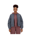 New Balance Women's Linear Heritage Woven Bomber Jacket-1