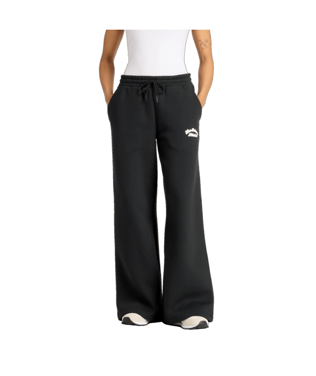 New Balance Women's Linear Heritage Fleece Wide Leg Pant-1