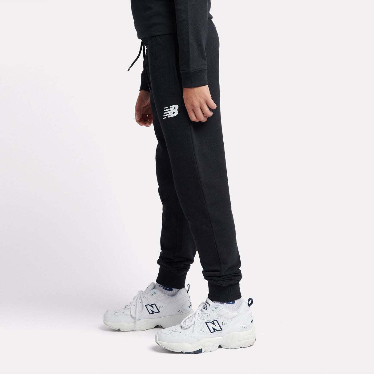New Balance Youth French Terry Stacked Logo Jogger-4