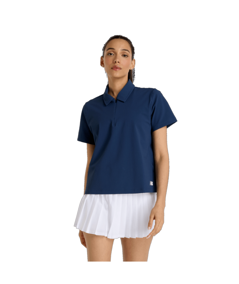 New Balance Women's Seersucker Tournament Polo