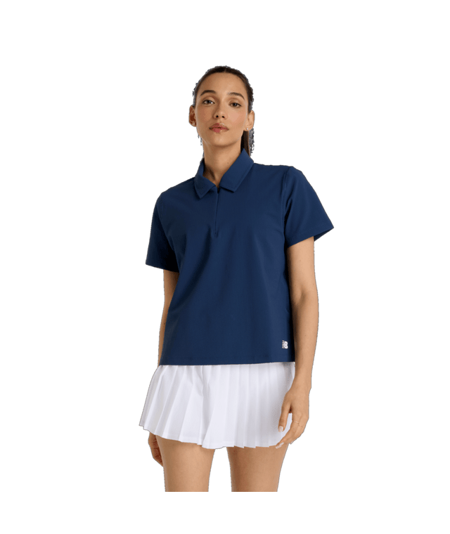 New Balance Women's Seersucker Tournament Polo