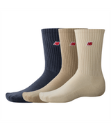 New Balance Patch Logo Crew 3 Pairs-1