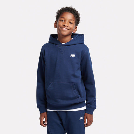 New Balance Youth French Terry Small Logo Hoodie-1