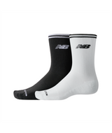 New Balance Running Stripe Midcalf Socks 2 Pairs-2