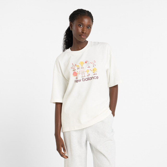 New Balance Women's Athletics Sporting Club Cartoon T-Shirt