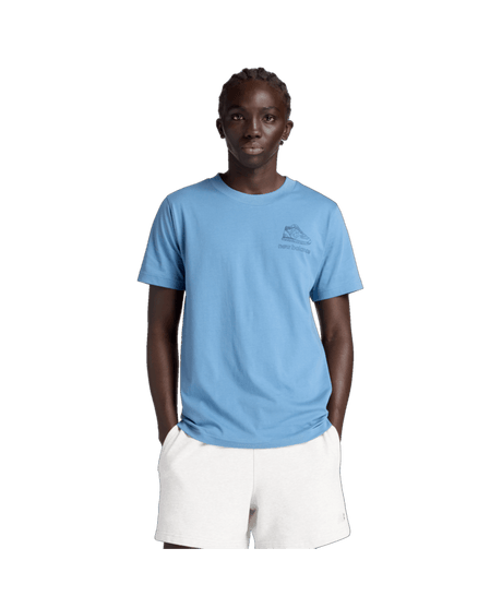 New Balance Men's Left Chest Shoe Sketch T-Shirt-2