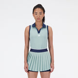 New Balance Women's Athlete Collared Tournament Tank-1
