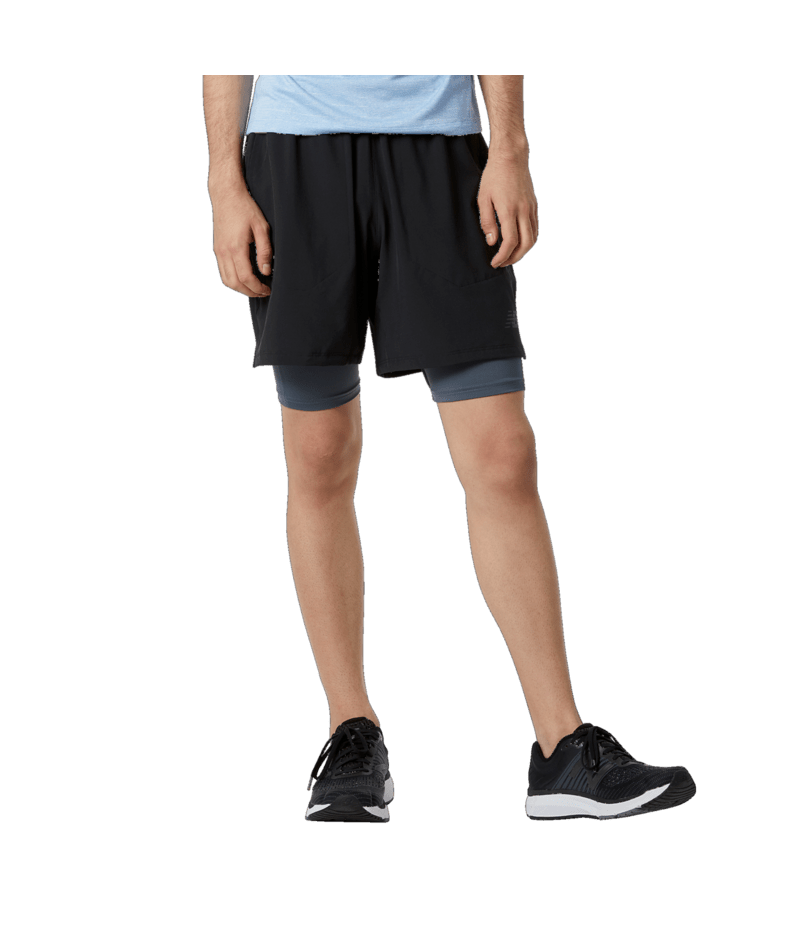 New Balance Men's R.W. Tech 7 Inch 2-In-1 Shorts-1