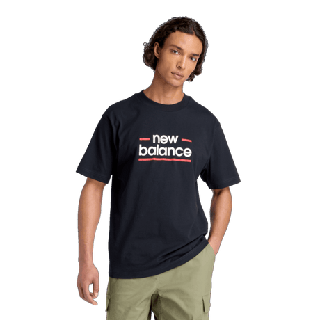 New Balance Men's Linear Lines T-Shirt-1
