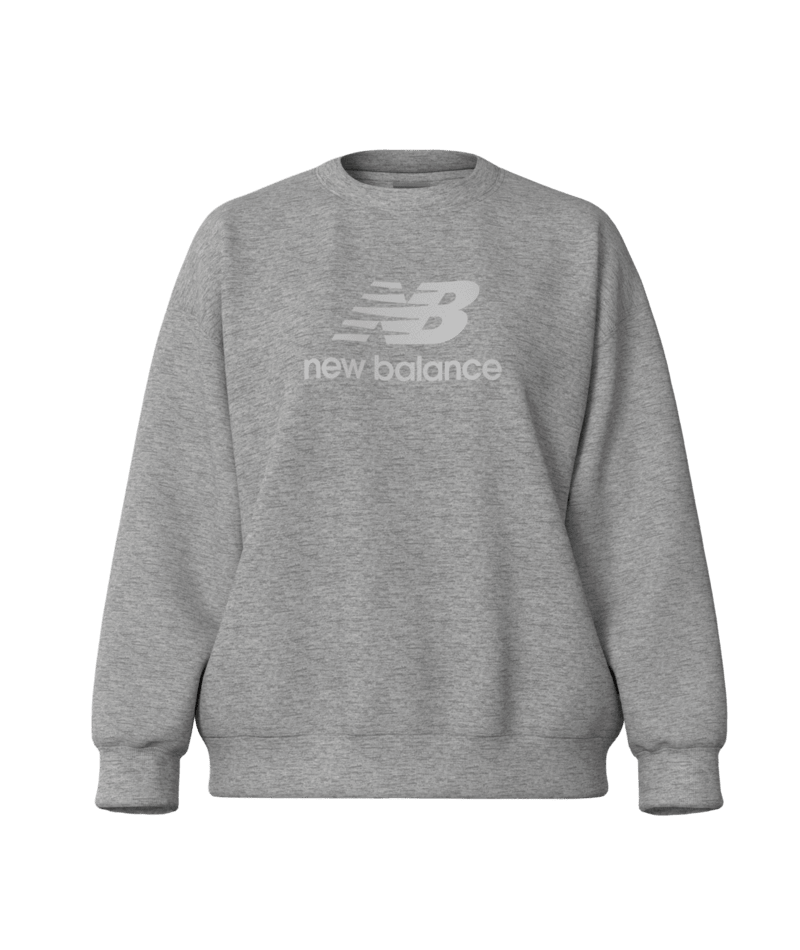 New Balance Women's Sport Essentials Fleece Logo Crew-1