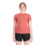 New Balance Women's Impact Run Short Sleeve-1