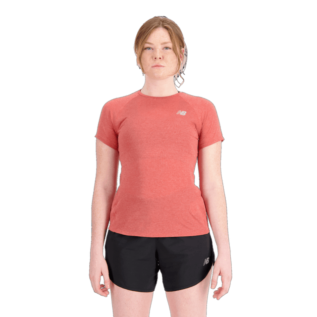 New Balance Women's Impact Run Short Sleeve-1