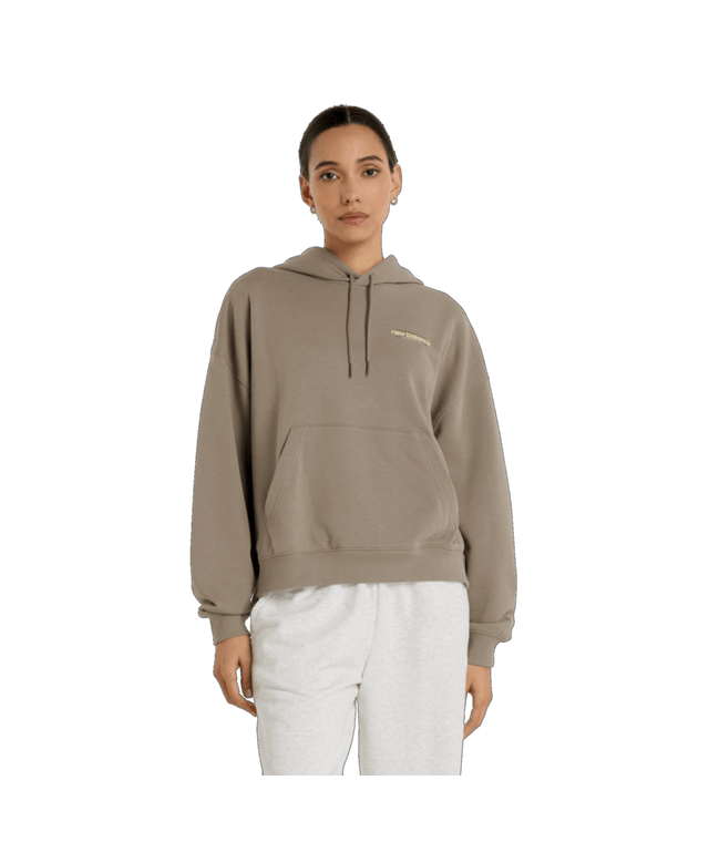 New Balance Women's Multi Color Logo Hoodie-1