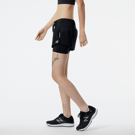 New Balance Women's Impact Run 2 in 1 Short-2