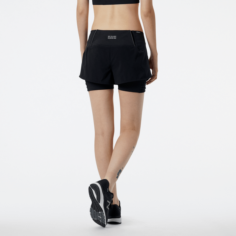 New Balance Women's Impact Run 2 in 1 Short-3