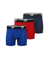 New Balance Men's Mesh 5 Inch Boxer Brief No Fly 3 Pack-2