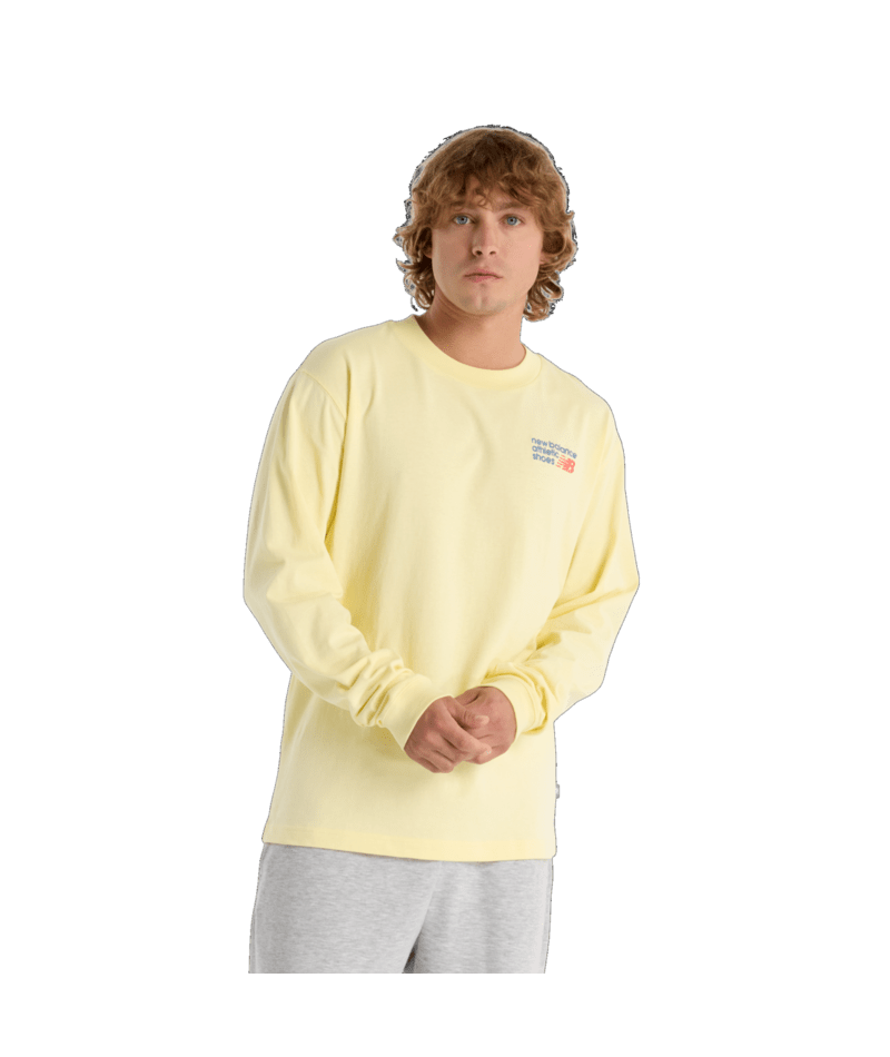 New Balance Men's Athletics Premium Back Logo Long Sleeve-1