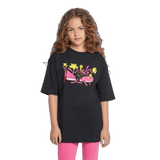 New Balance Youth Girl's CDL Floral Shoe Graphic T-Shirt