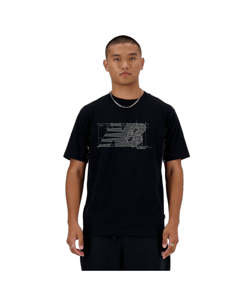 New Balance Men's Science Schematic T-Shirt-1