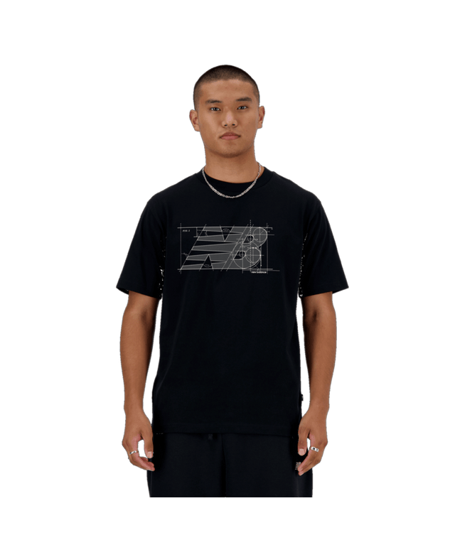 New Balance Men's Science Schematic T-Shirt-1