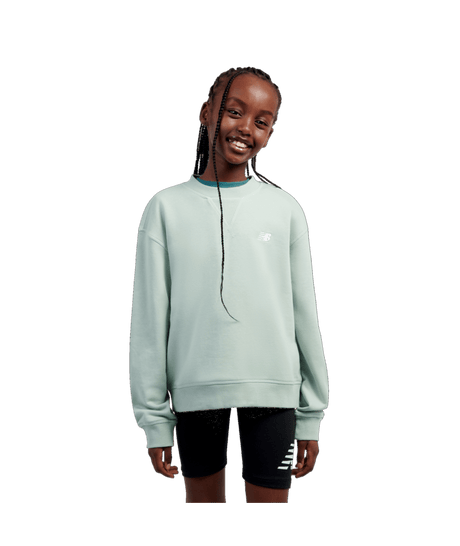 New Balance Youth Girl's FT Small Logo Crew