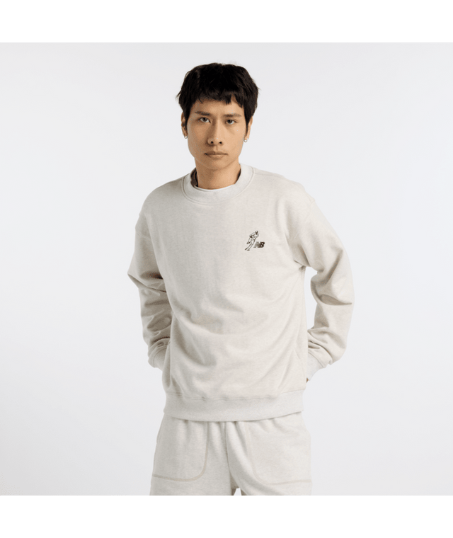 New Balance Men's Shohei Signature Fleece Crewneck-1