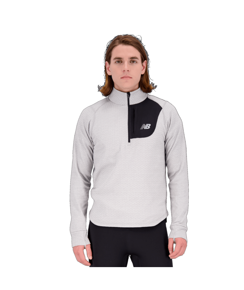 New Balance Men's Heat Grid Half Zip Shirt-1