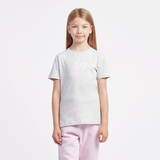 New Balance Youth Jersey Stacked Logo T-Shirt-1