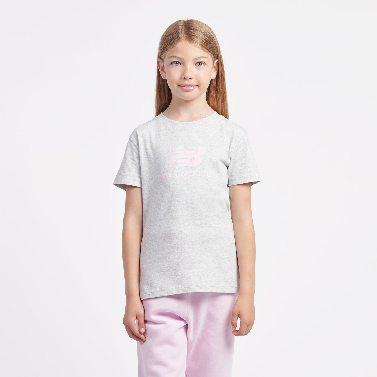 New Balance Youth Jersey Stacked Logo T-Shirt-1
