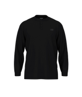 New Balance Men's Numeric Waffle Knit Long Sleeve Henley-1
