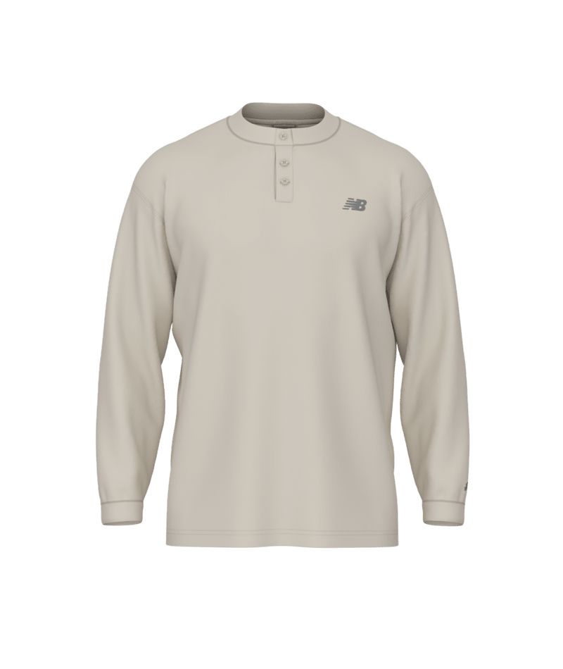 New Balance Men's Numeric Waffle Knit Long Sleeve Henley-2