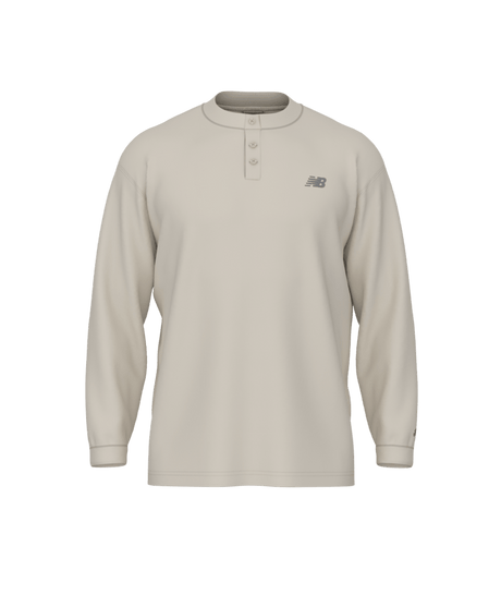 New Balance Men's Numeric Waffle Knit Long Sleeve Henley-2