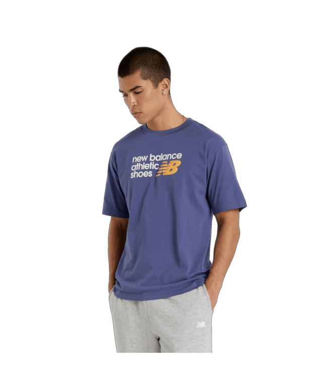 New Balance Men's Athletics Premium Relaxed Chest Logo T-Shirt-1