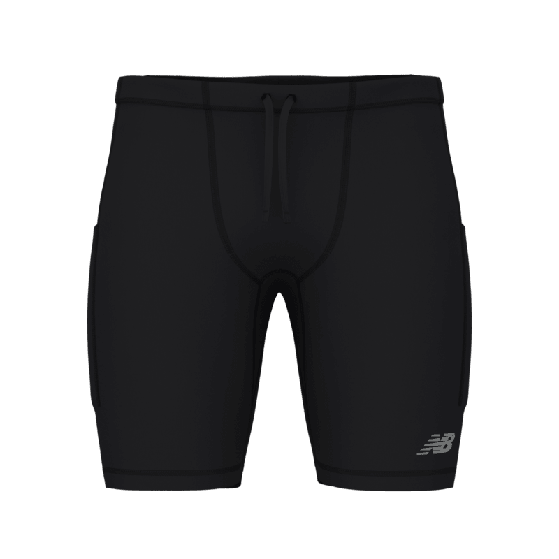 New Balance Men's Sleek Pocket 9" Half Tight-1
