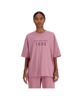New Balance Women's Iconic Collegiate Jersey Oversized T-Shirt