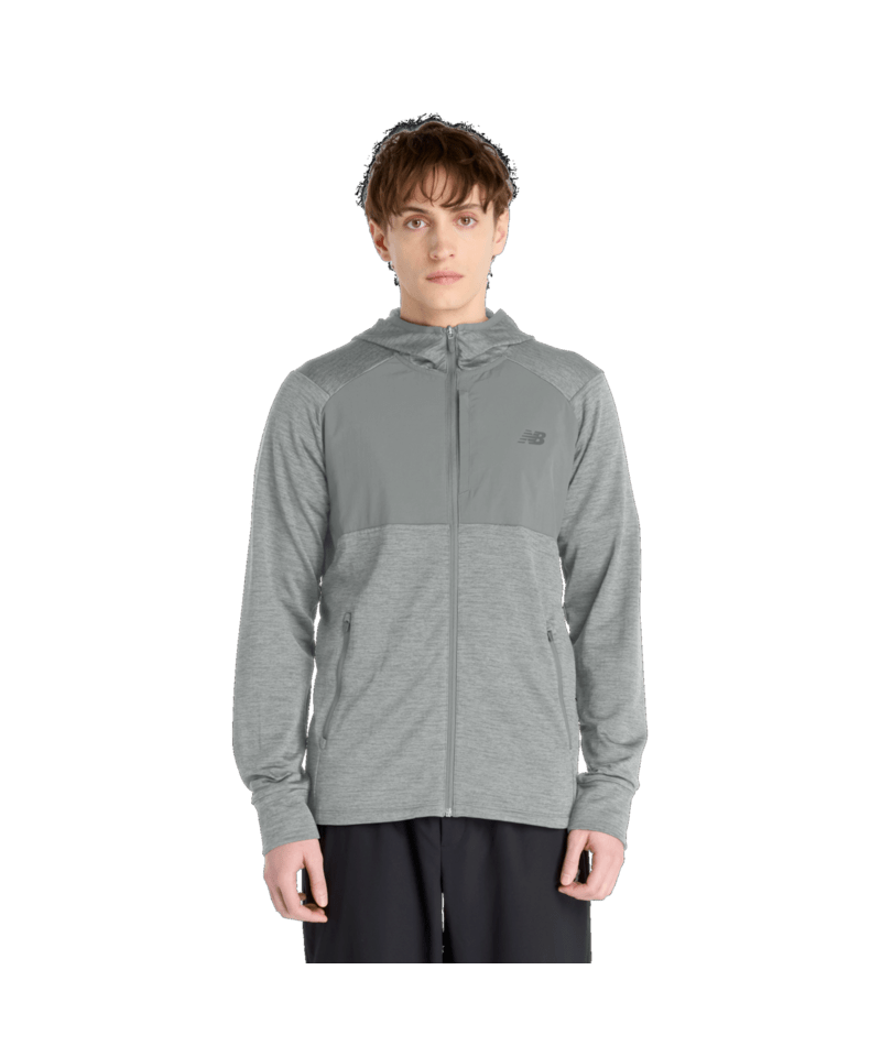 New Balance Men's Heat Grid Hooded Full Zip-1
