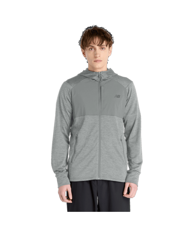 New Balance Men's Heat Grid Hooded Full Zip-1