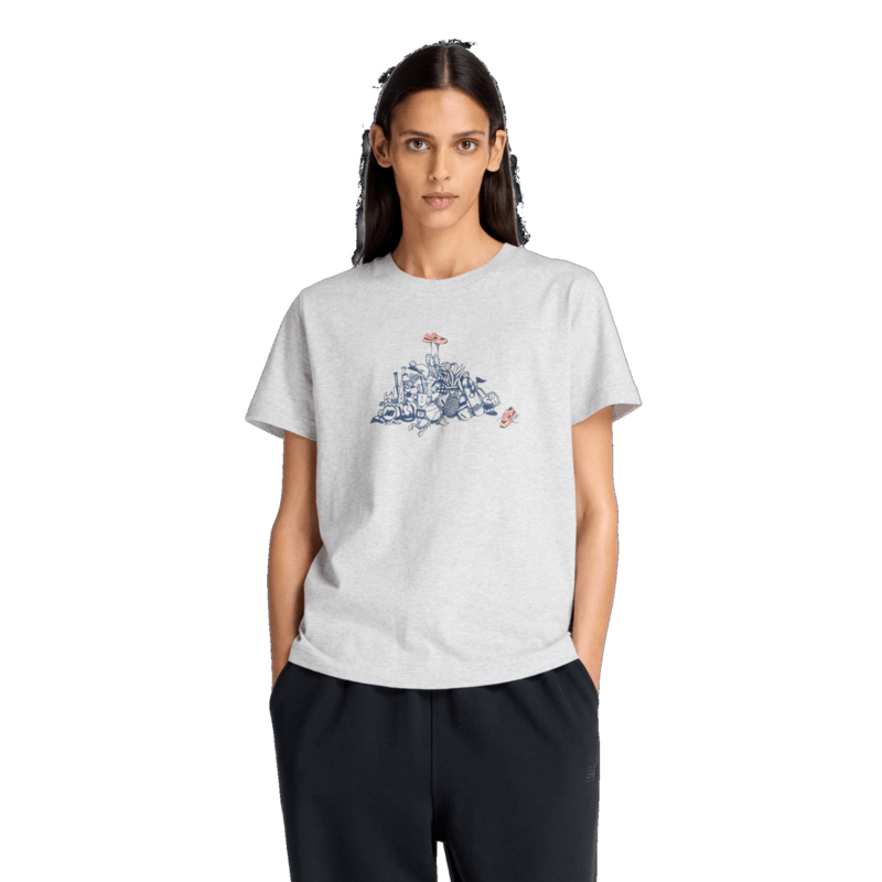 New Balance Women's Athletics Pile T-Shirt-1