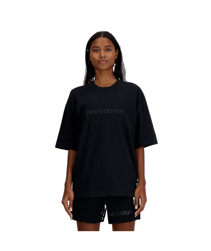 New Balance Women's Hyper Density Jersey Oversized T-Shirt-1