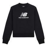 New Balance Youth Brush Back Stacked Logo Crew-1