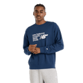 New Balance Men's Numeric French Terry Crew