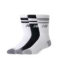 New Balance Active Lifestyle Striped Crew Socks 3 Pack-1