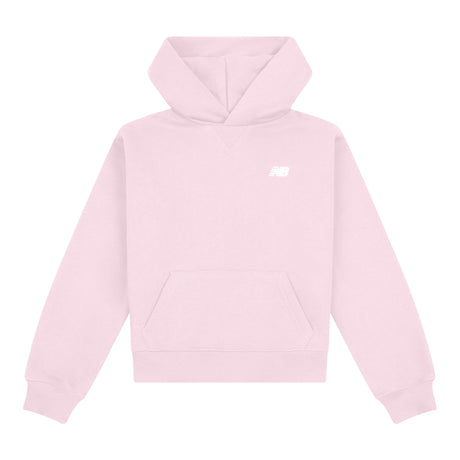 New Balance Youth Brush Back Small Logo Hoodie-2