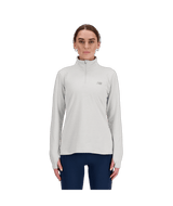 New Balance Women's Sport Essentials Space Dye Quarter Zip-1