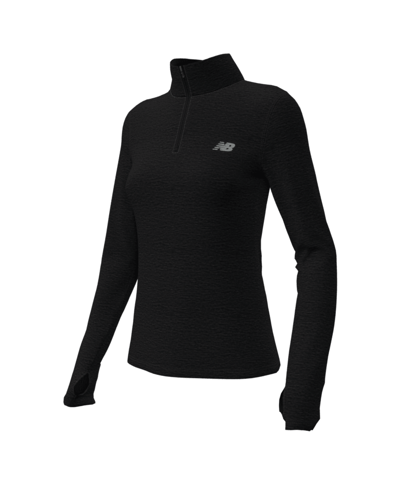 New Balance Women's Sport Essentials Space Dye Quarter Zip-2
