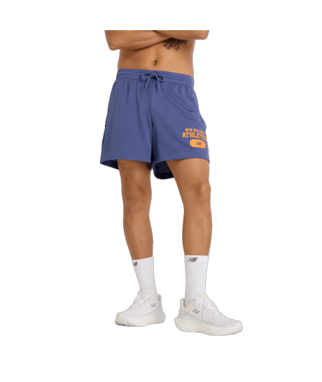 New Balance Men's Heritage Mesh Graphic 5" Short